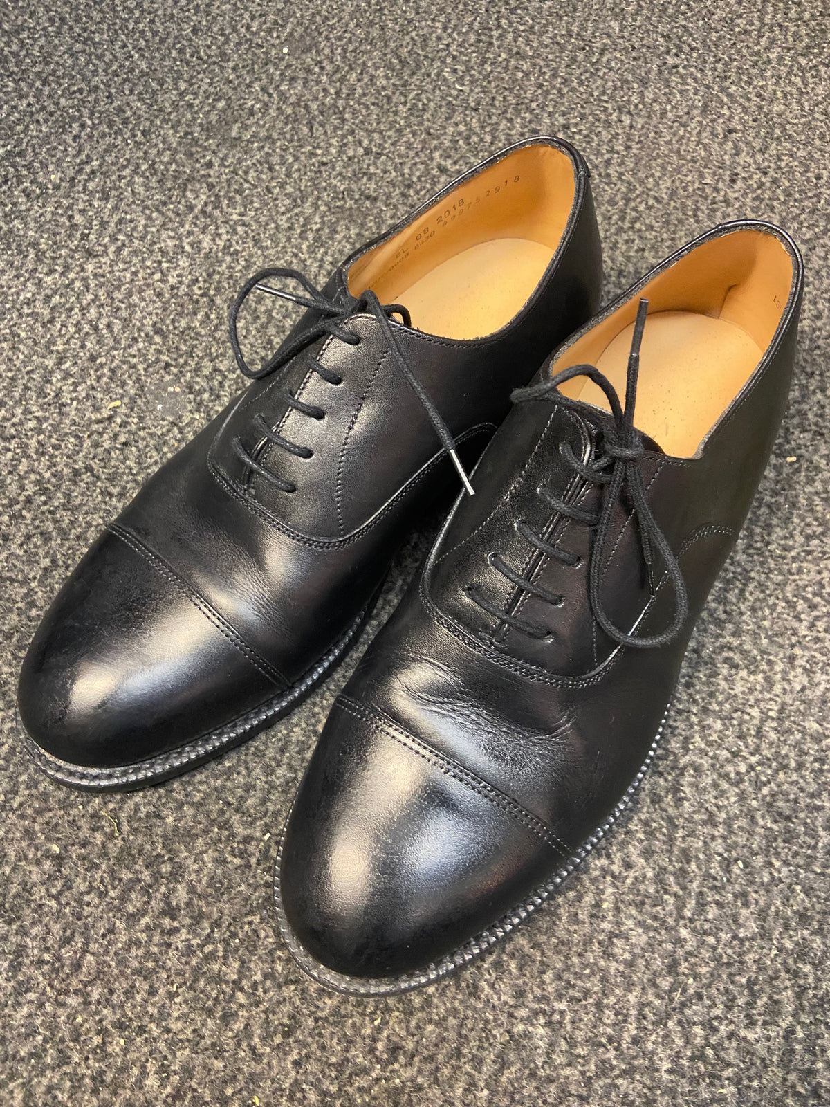 RAF Officers Mens Parade Shoes Grade 1