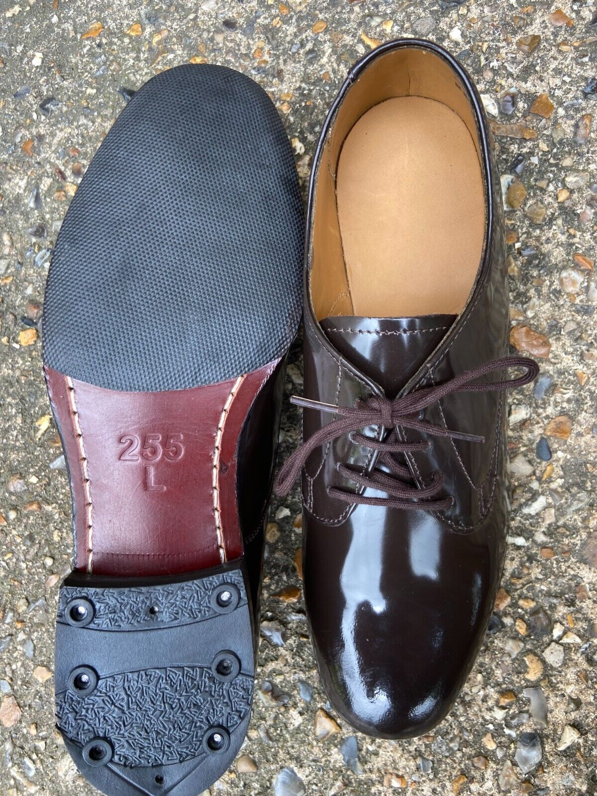 British Army Officers Ladies Shoes Brown Brand New