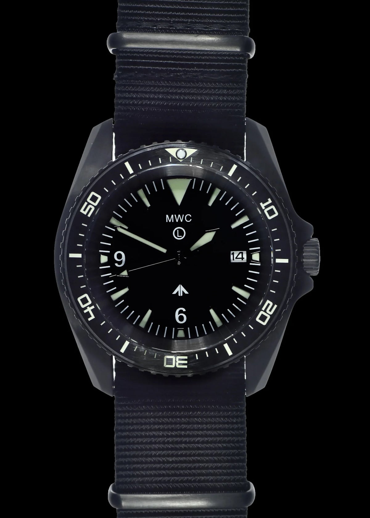 MWC Divers Watch - Heavy Duty Military Divers Watch in a PVD Steel Case (Automatic)