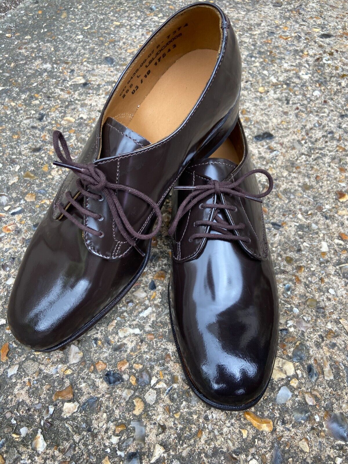 British Army Officers Ladies Shoes Brown Brand New