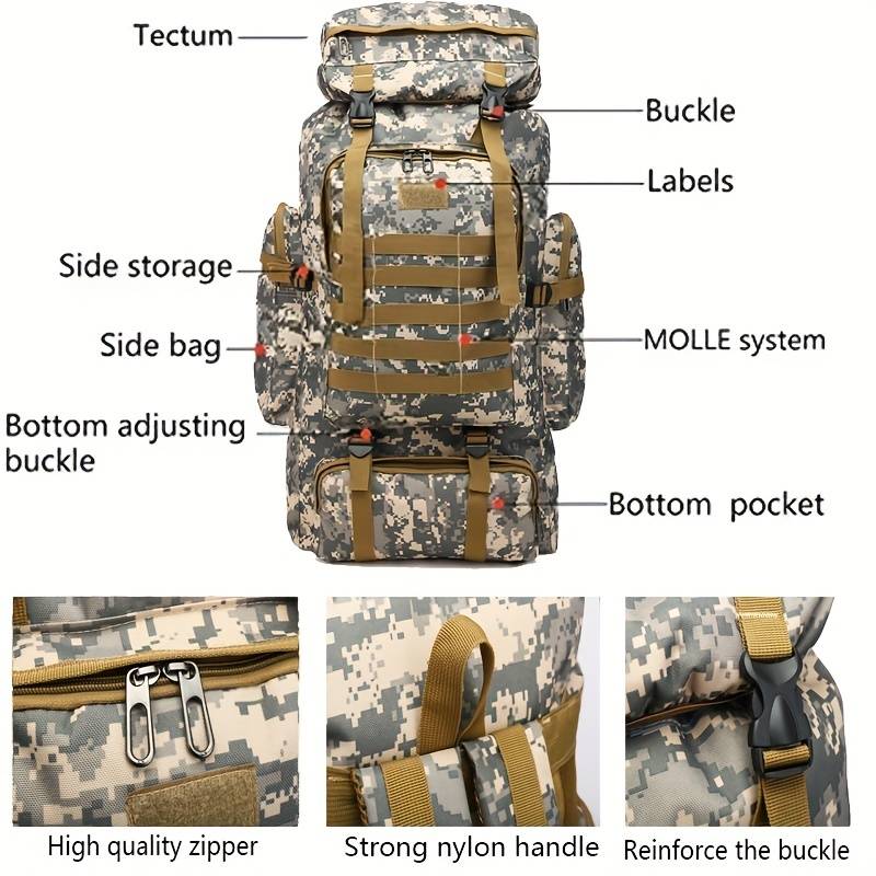 Locallion All Purpose Rucksack 75 Litre +10