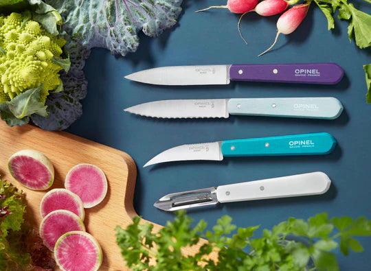 Opinel Art Deco 4pc Kitchen Knife Set