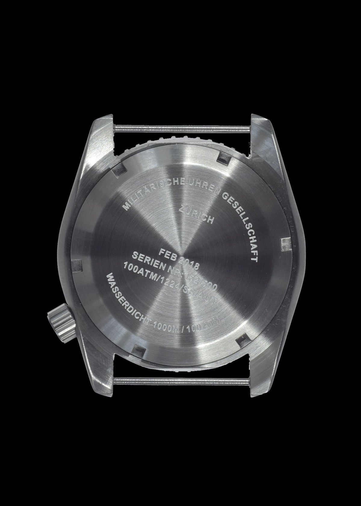 MWC Divers Watch - Depthmaster 12/24, 100atm/3,280ft/1000m Water Resistant, Stainless Steel, Helium Valve (Automatic)