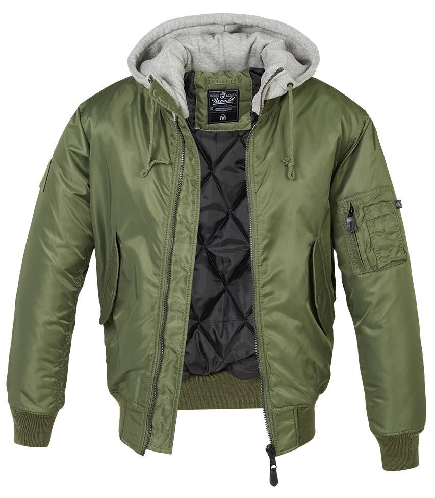 Brandit - MA1 Sweat Hooded Jacket