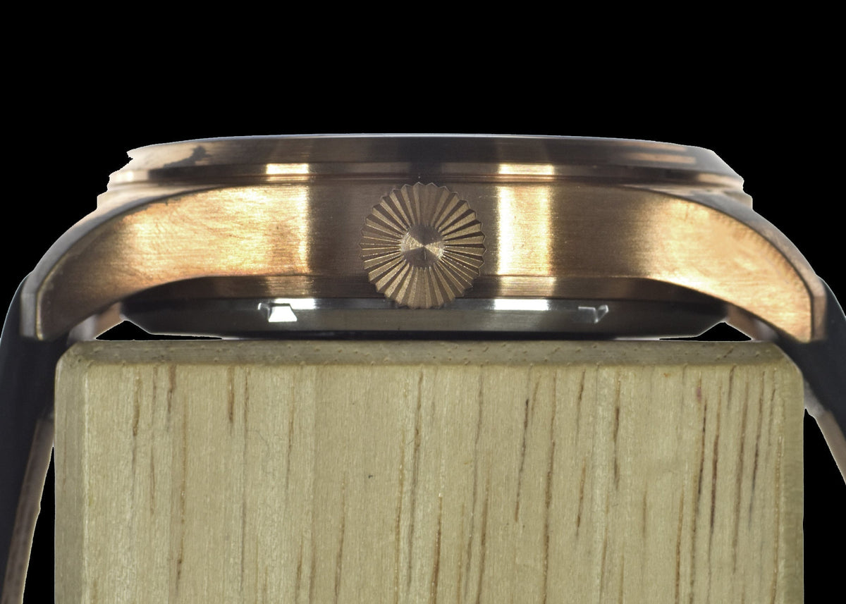 m Limited Edition Bronze XL Luftwaffe Pattern Military Aviators Watch with Sapphire Crystal (Retro Dial Version)