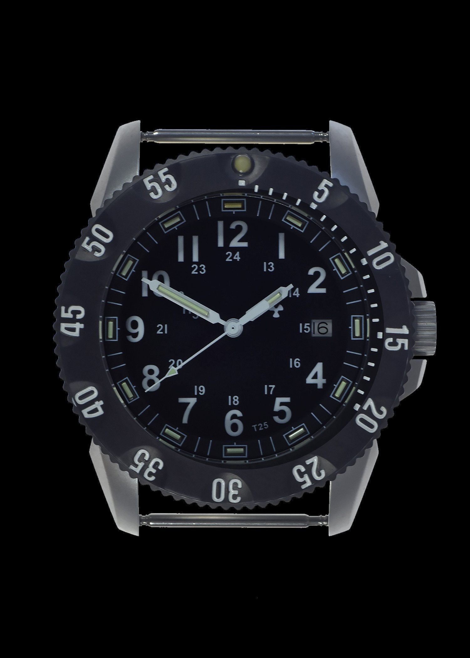 MWC Infantry Watch - P656 Tactical Series Watch, GTLS Tritium, 24 Jewel Automatic Movement, Sapphire Crystal (Date Version)