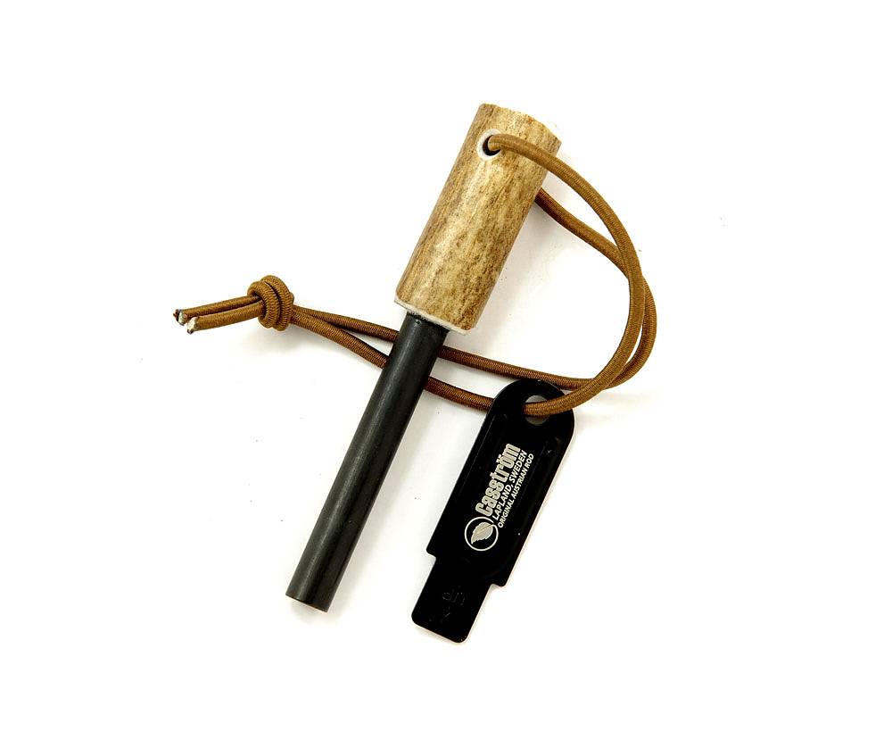 Fire Striker Steel Army Reindeer Antler Handle