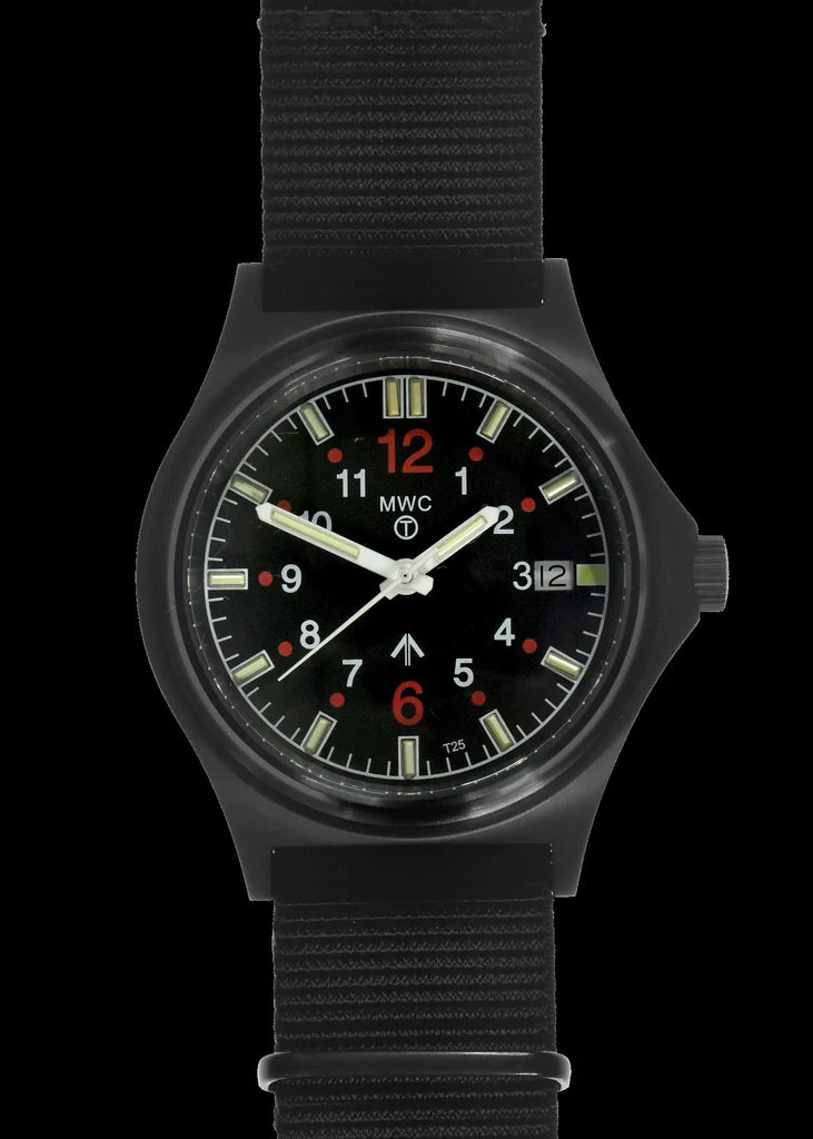 G10SL PVD MKV 100m Water Resistant Military Watch with GTLS Tritium Light Sources and 10 Year Battery Life