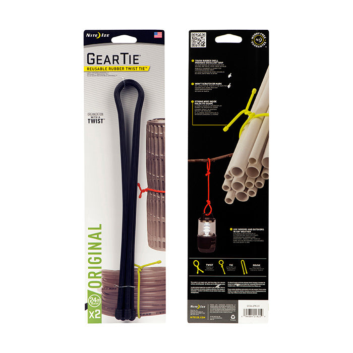 Nite Ize Gear Tie® Reusable Rubber Twist Tie™ 24