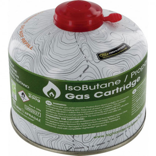 Highlander Gas 230g Fits All Jet Boil Cookers Pack Of 2
