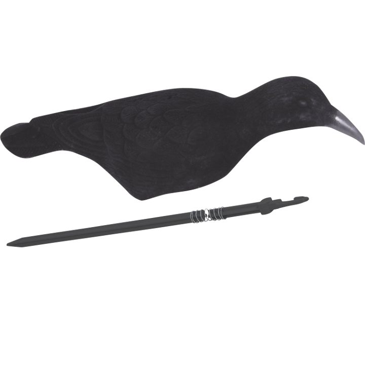 Jack Pyke - Flocked Crow Shell Decoy