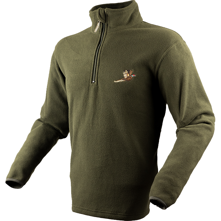 Jack Pyke Pheasant Motif Fleece Pullover Becketts