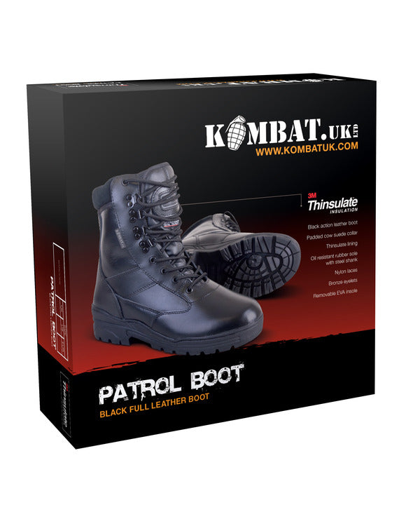 Patrol (Cadet) Boots Kombat Black