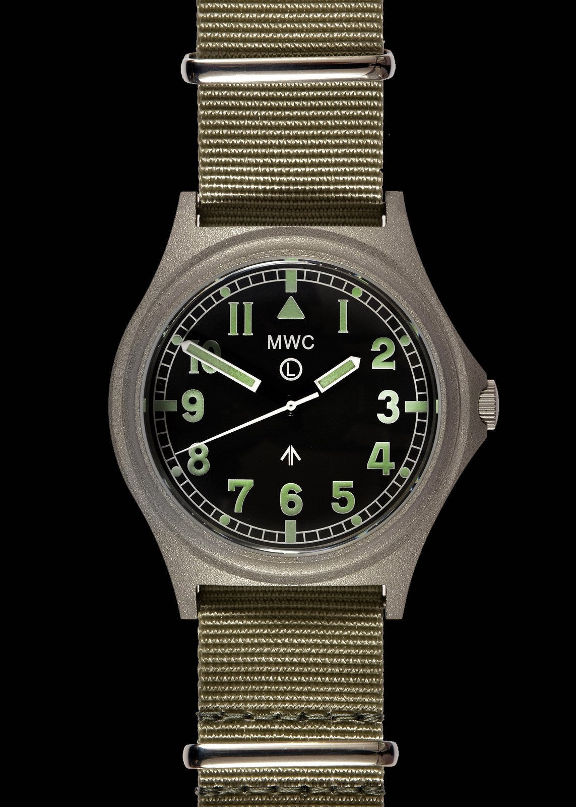 MWC Infantry Watch - G10 300m / 1000ft Water resistant Stainless Steel Military Watch with Sapphire Crystal (Non Date)