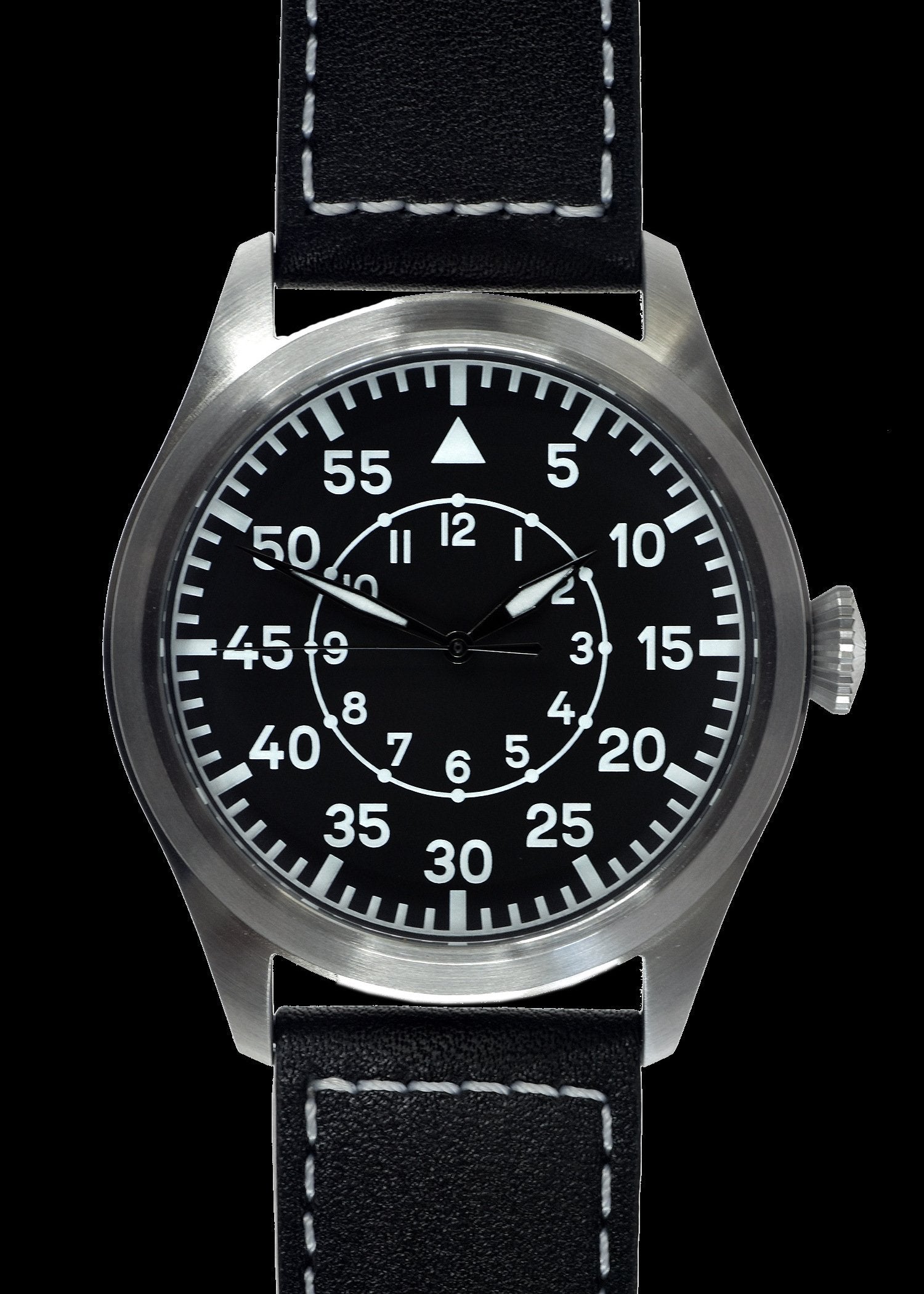 MWC Classic Pilots Watch - 46mm Limited Edition XL Luftwaffe Pattern Military Aviators Watch