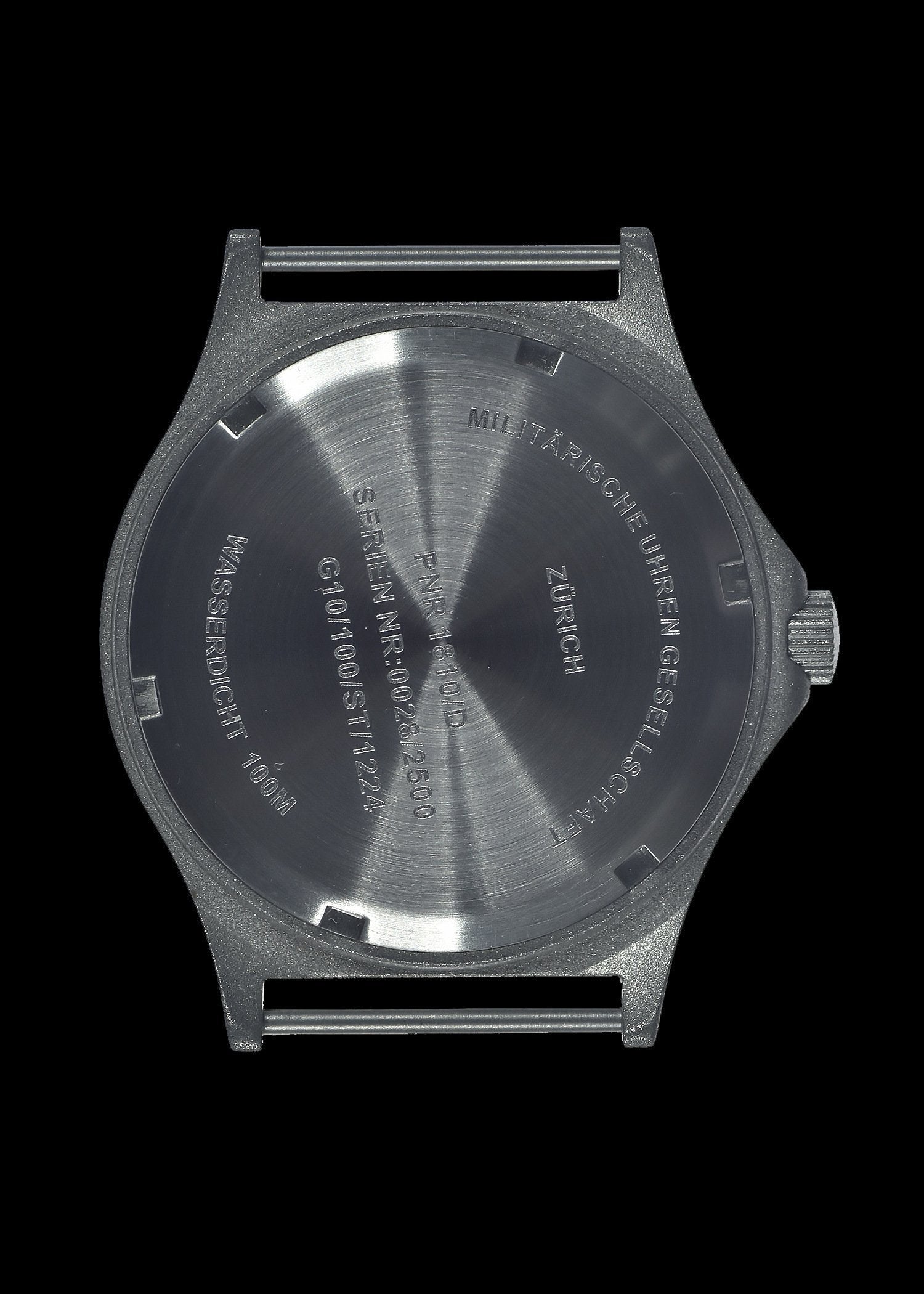 MWC Infantry Watch - G10 100m Water resistant Military Watch, 12/24 hour dial, Stainless Steel Case, Screw Crown (Unbranded)