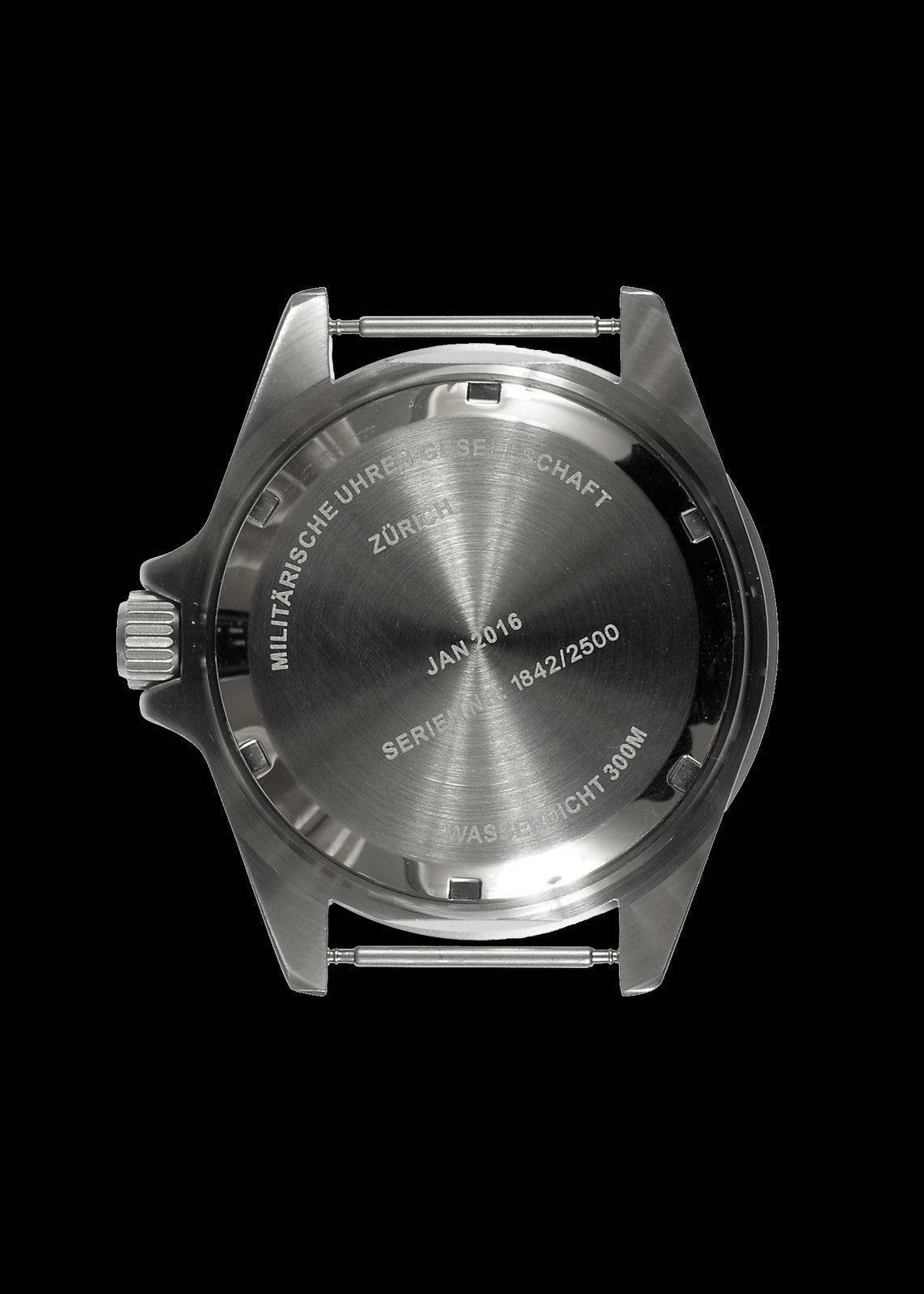 MWC Divers Watch - 300m / 1000ft Stainless Steel Quartz Military Divers Watch (Branded) SUB/SS/B/Q