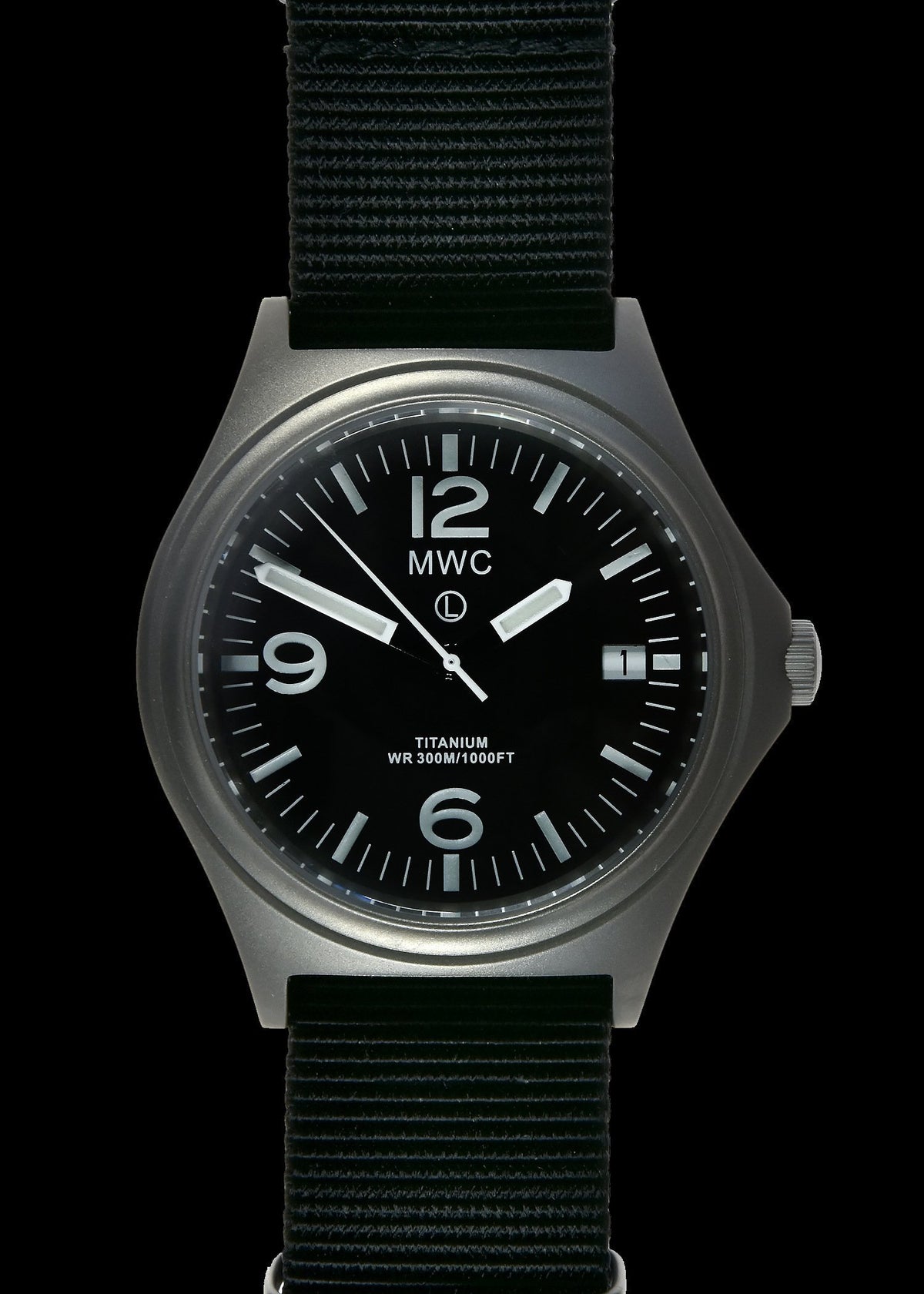 MWC Infantry Watch - 45th Anniversary Ltd Edition Titanium, 300m Water Resistant, 10 Year Battery, Luminova, Sapphire Crystal