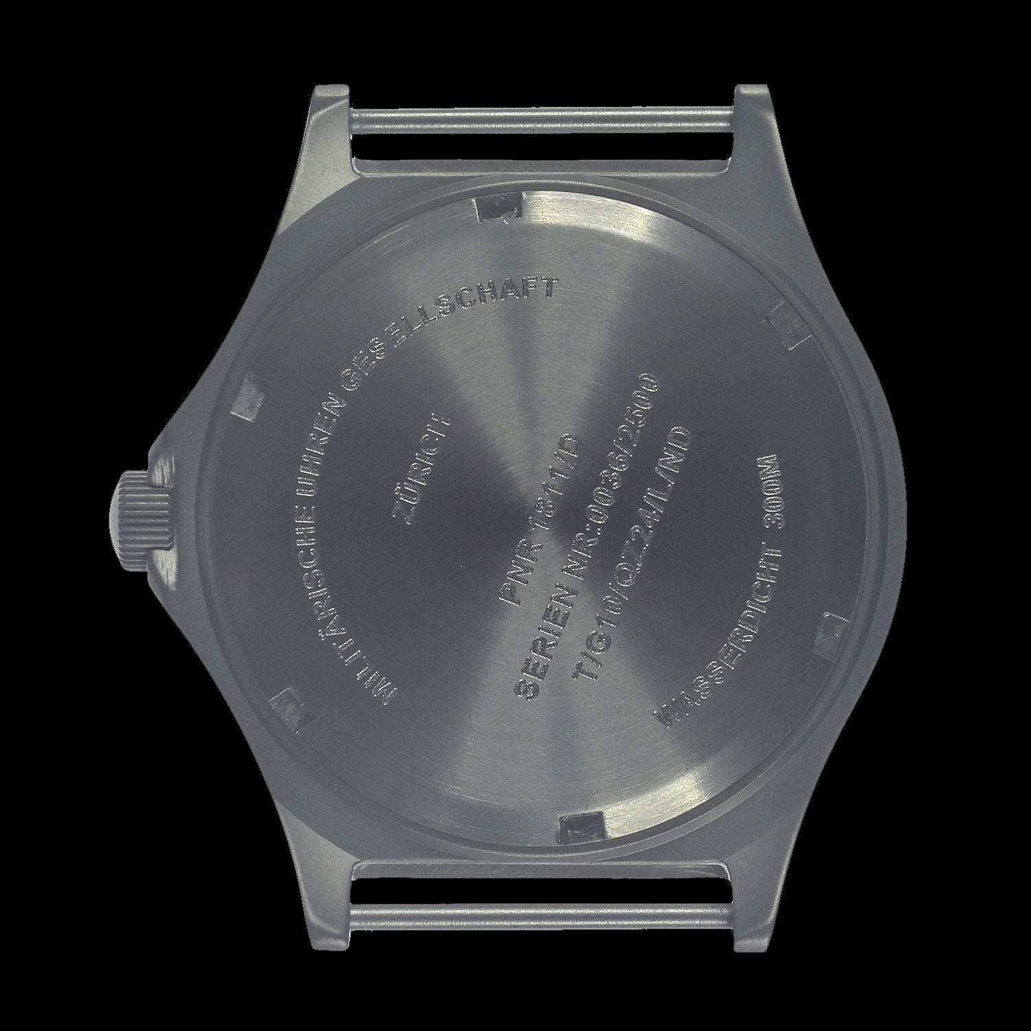 MWC Infantry Watch - Titanium General Service Watch with 300m Water Resistance, 10 Year Battery Life, GTLS, Sapphire Crystal and 12/24 Dial Format