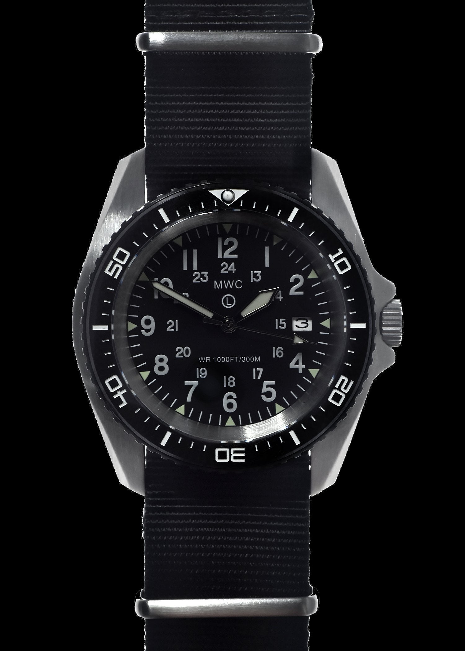 MWC Divers Watch - Stainless Steel (Automatic) 24 Hour Dial, Sapphire Crystal and Ceramic Bezel