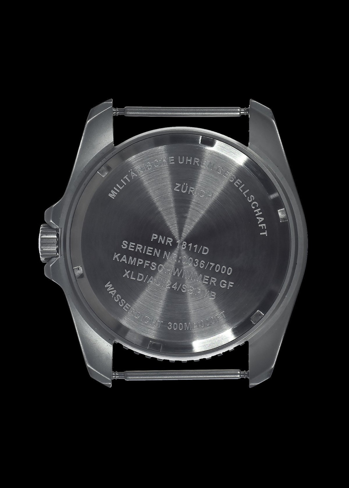 MWC Divers Watch - Military Divers Watch in PVD Steel Case with Sapphire Crystal and Ceramic Bezel (Quartz)