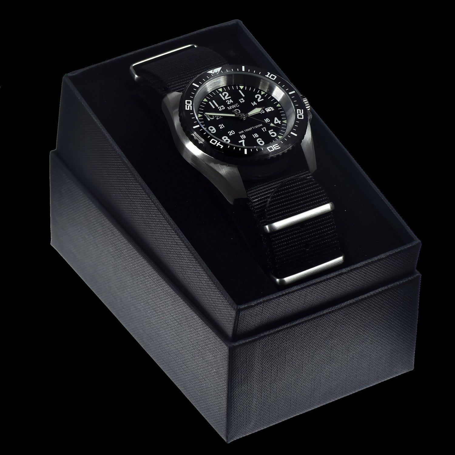 MWC Divers Watch - Stainless Steel (Automatic) 24 Hour Dial, Sapphire Crystal and Ceramic Bezel