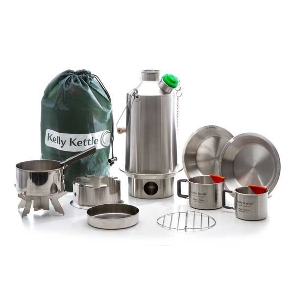 Kelly Kettle Base Camp Stainless Steel Ultimate Kit