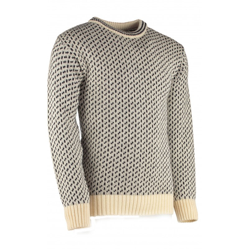 Dover Crew Neck Sweater - 100% British Wool, 3 Fold, 12981