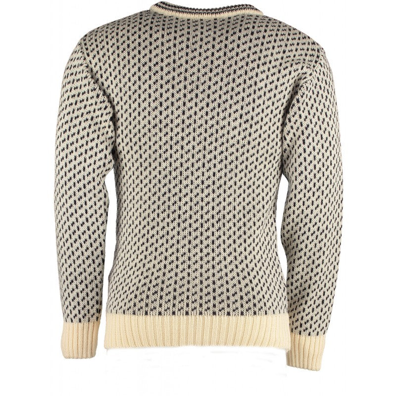 Dover Crew Neck Sweater - 100% British Wool, 3 Fold, 12981