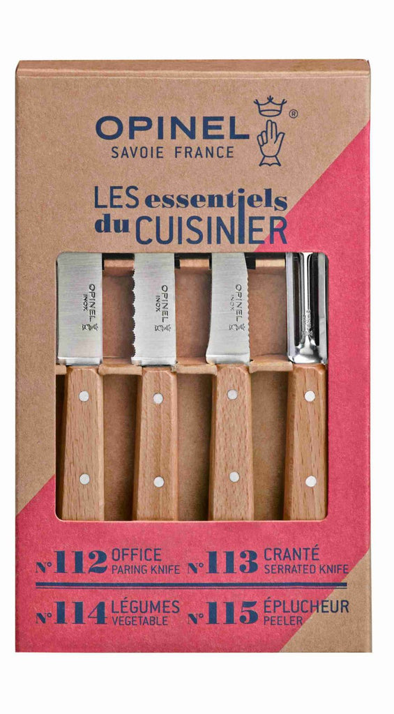 Opinel - Beechwood Kitchen Knife Set