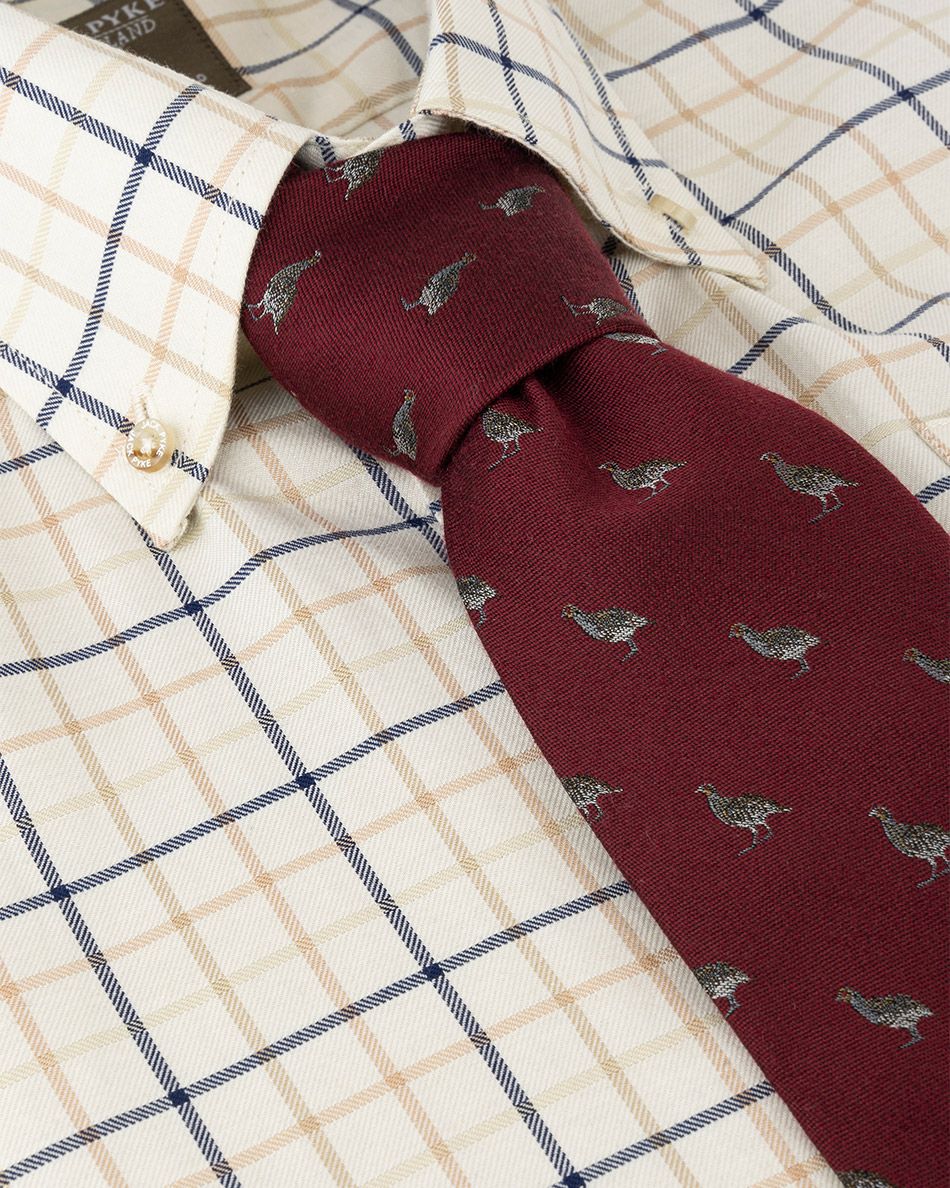 Jack Pyke - Partridge Silk & Wool Tie