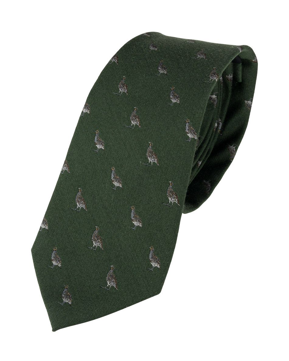 Jack Pyke - Partridge Silk & Wool Tie