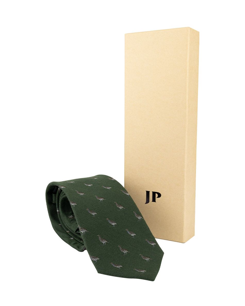 Jack Pyke - Partridge Silk & Wool Tie