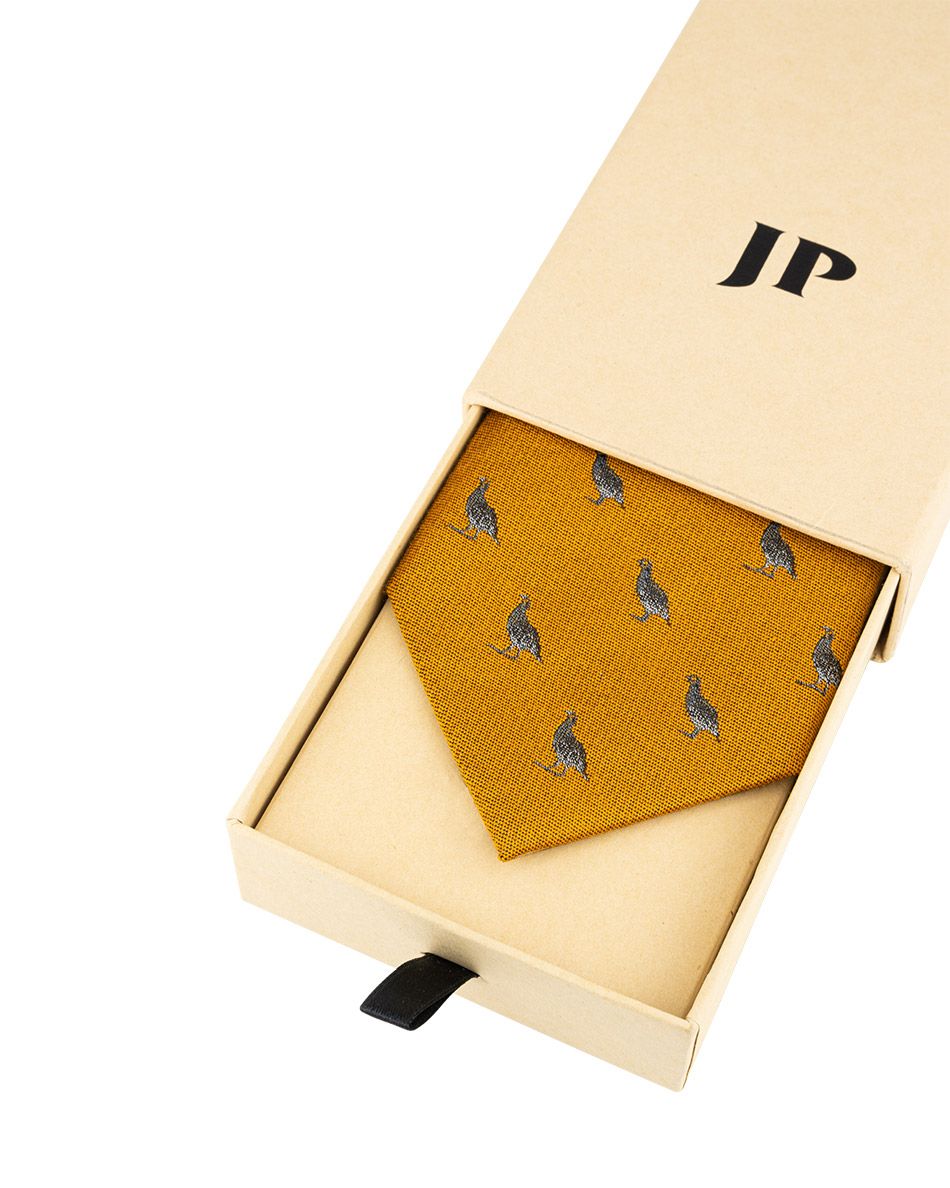 Jack Pyke - Partridge Silk & Wool Tie