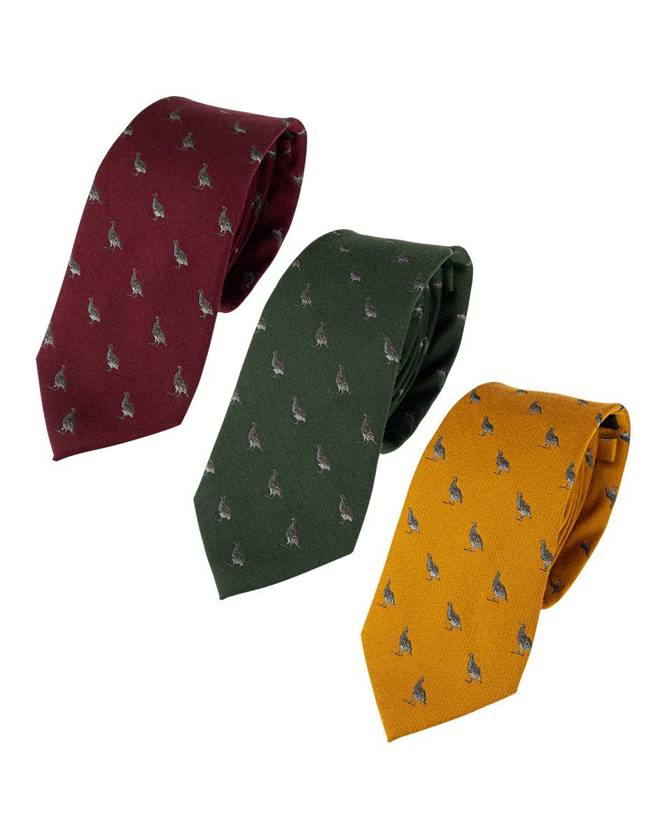 Jack Pyke - Partridge Silk & Wool Tie