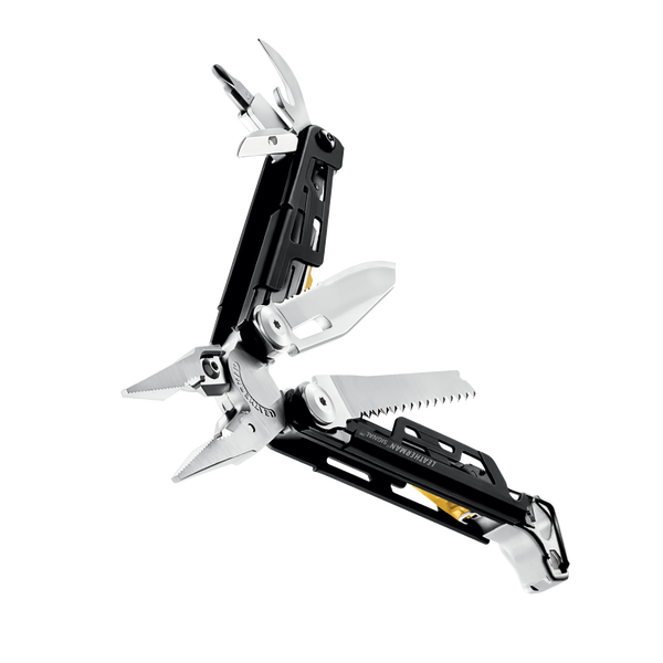 Leatherman Signal Multi-Tool - Black & Silver + Nylon Pouch