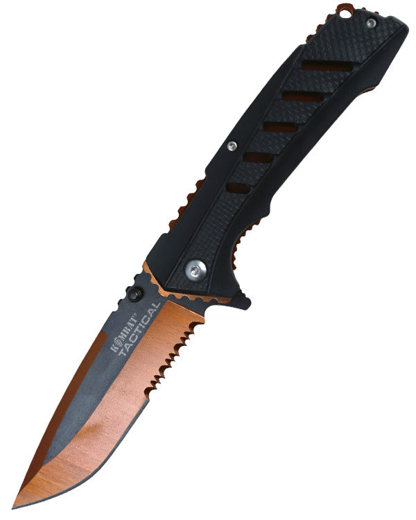 KombatUK Orange blade Survival Lock Knife