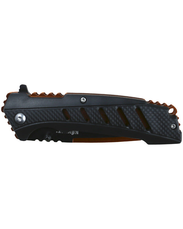 KombatUK Orange blade Survival Lock Knife
