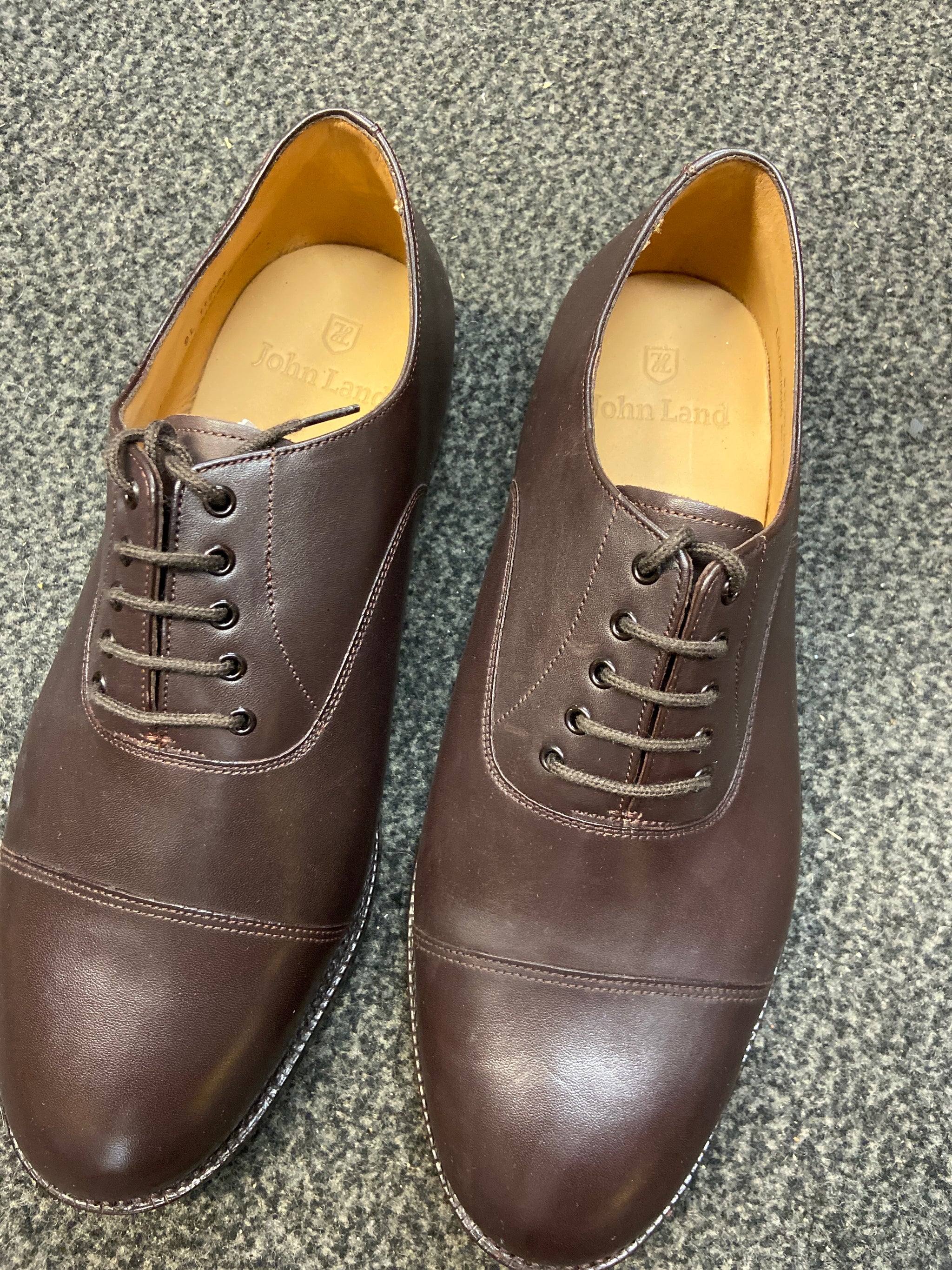 靴 NOS w Box England Brown Officer Shoes 2E2F8360-1615-40FD-A9DC-