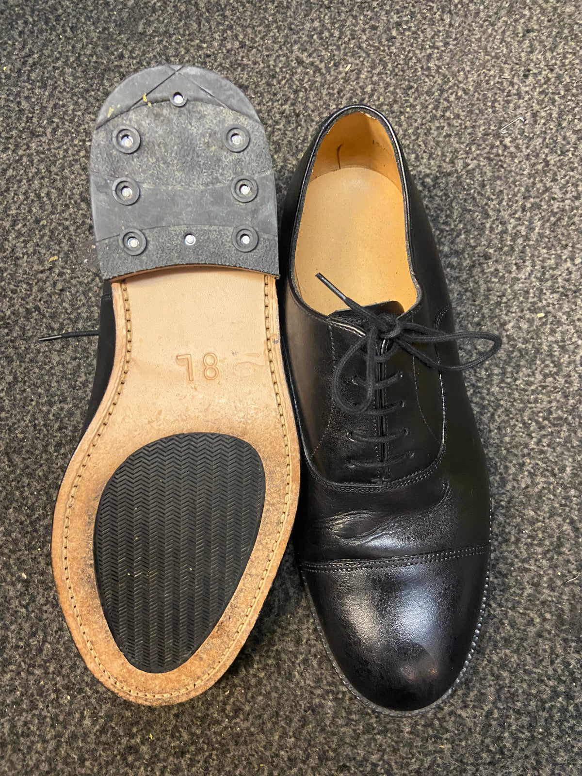 RAF Officers Mens Parade Shoes Grade 1