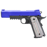 SRC 1911A1 CO2 Blow Back Airsoft Pistol Blue
