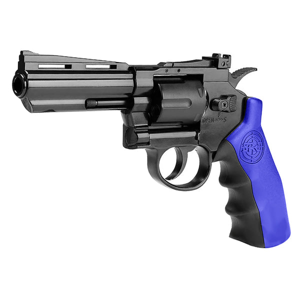 SRC 4-Inch Titan Full Metal CO₂ Airsoft Revolver Two Tone Blue