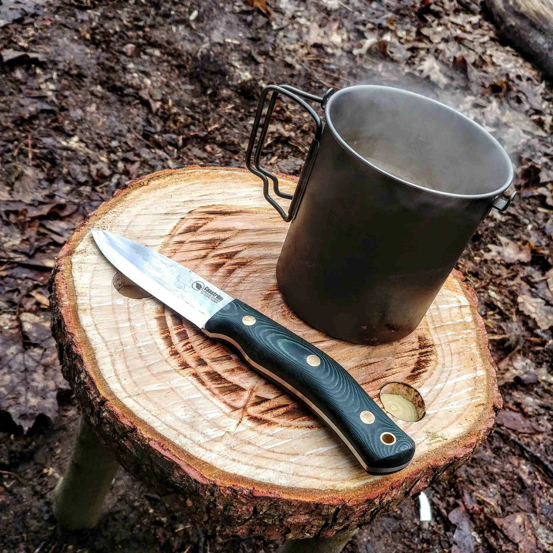 No.10 Swedish Forest Knife - Green Micarta Handle