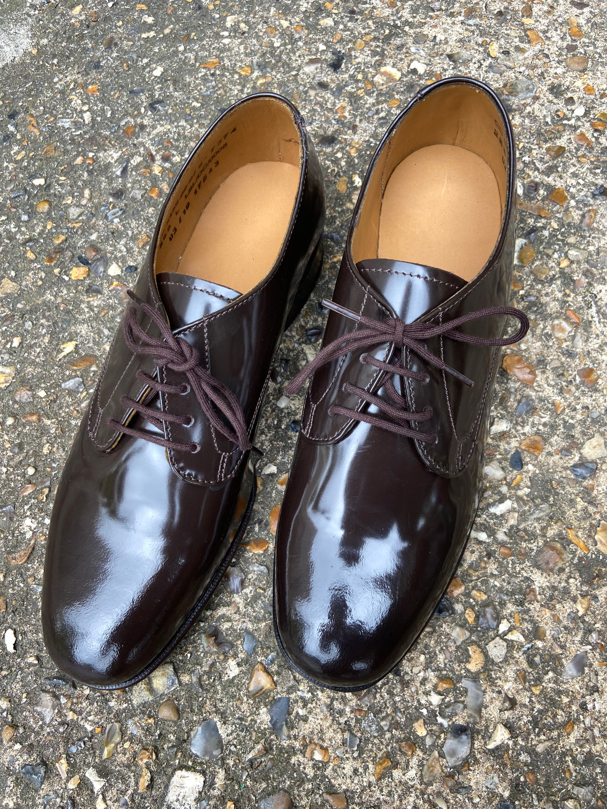 British Army Officers Ladies Shoes Brown Brand New