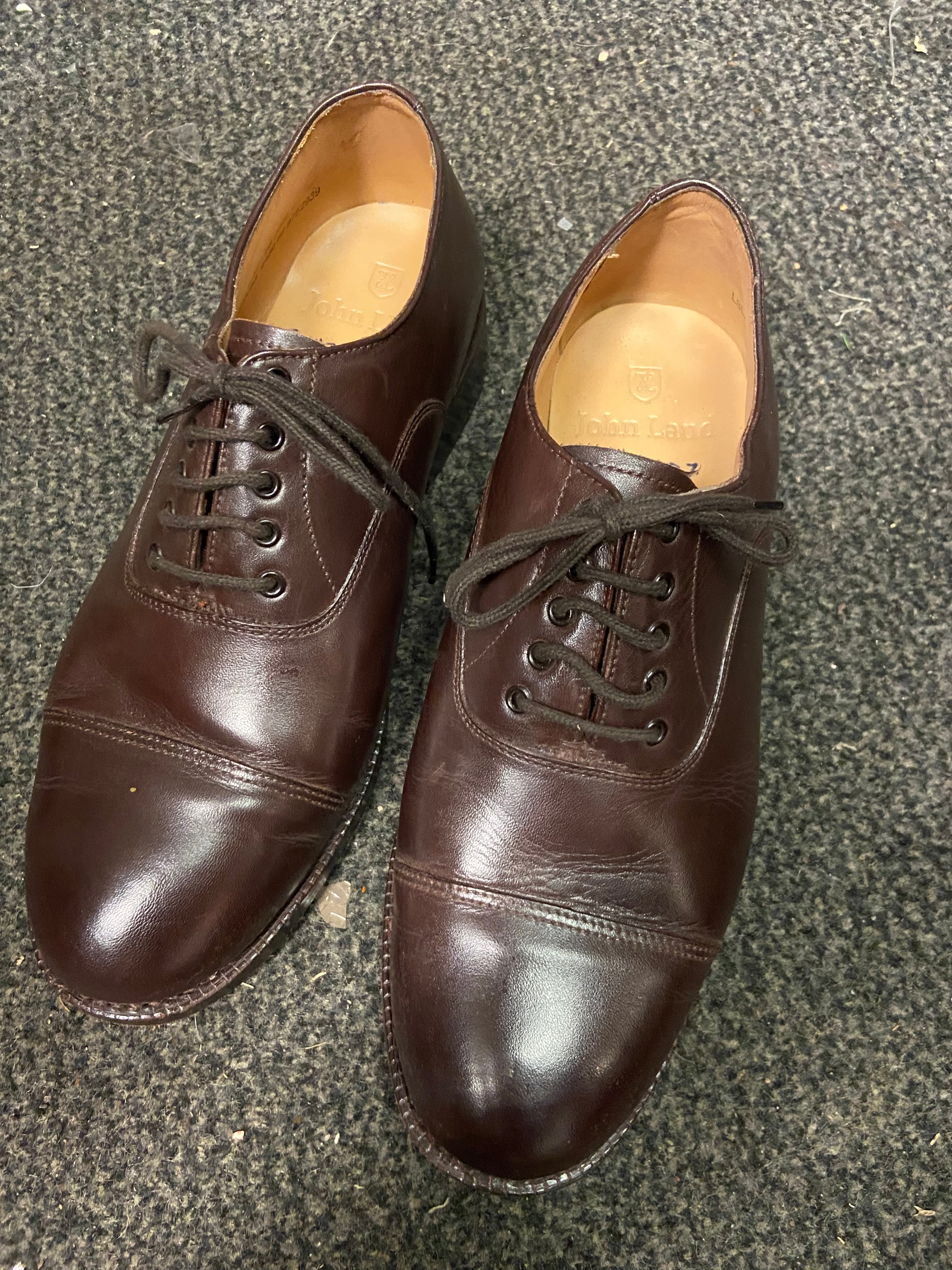 British Army Mens officers Shoes Grade 1 Brown Becketts British Army Mens officers Shoes Grade 1 Brown Becketts