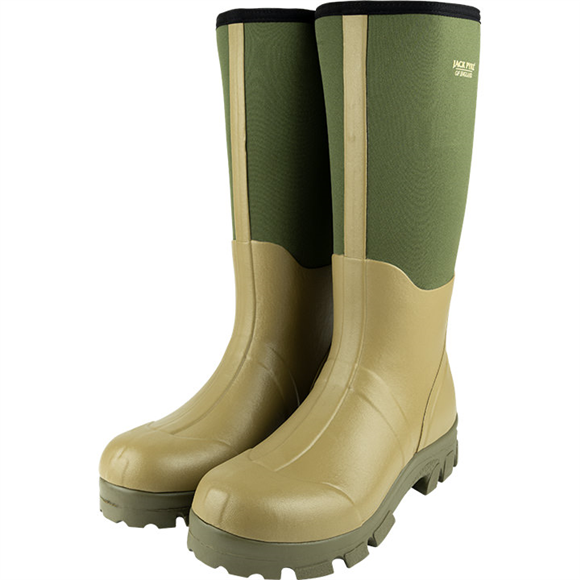 Ashcombe Neoprene Wellington Boot Green