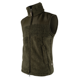 Sherpa Fleece Gilet Camel or Green