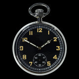 MWC WW2 Pattern British Military Pattern 17 Jewel Hand Wound Military Pocket Watch