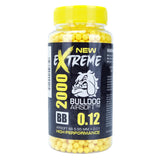 Extreme Bulldog 0.12G Yellow 2000 Airsoft BB Pellets+