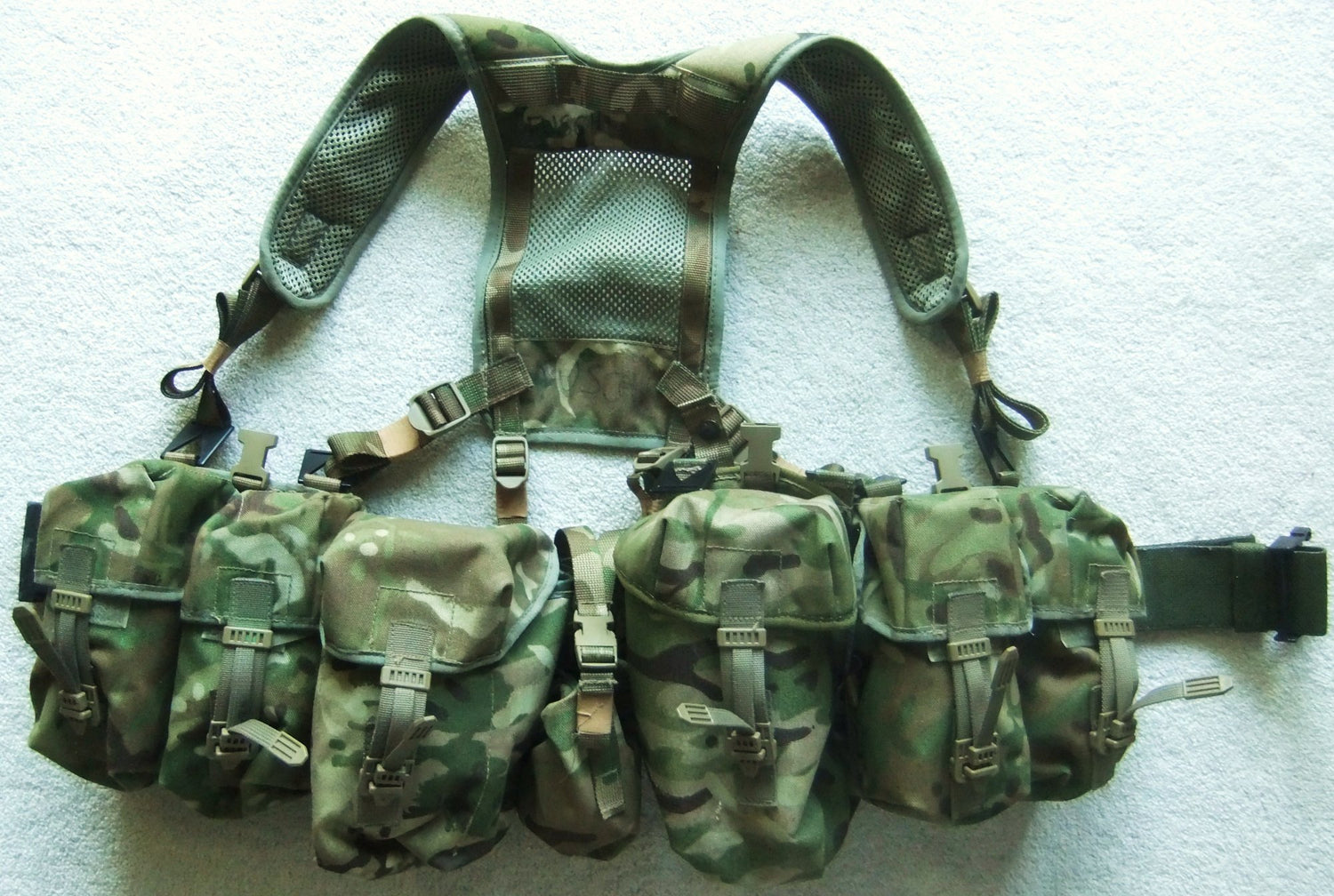 British Army PLCE MTP 7 Piece Webbing Set Grade 1